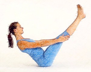Paripurna Navasana - yoga to lose weight for beginners
