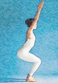 Utkatasana - yoga for weight loss for beginners